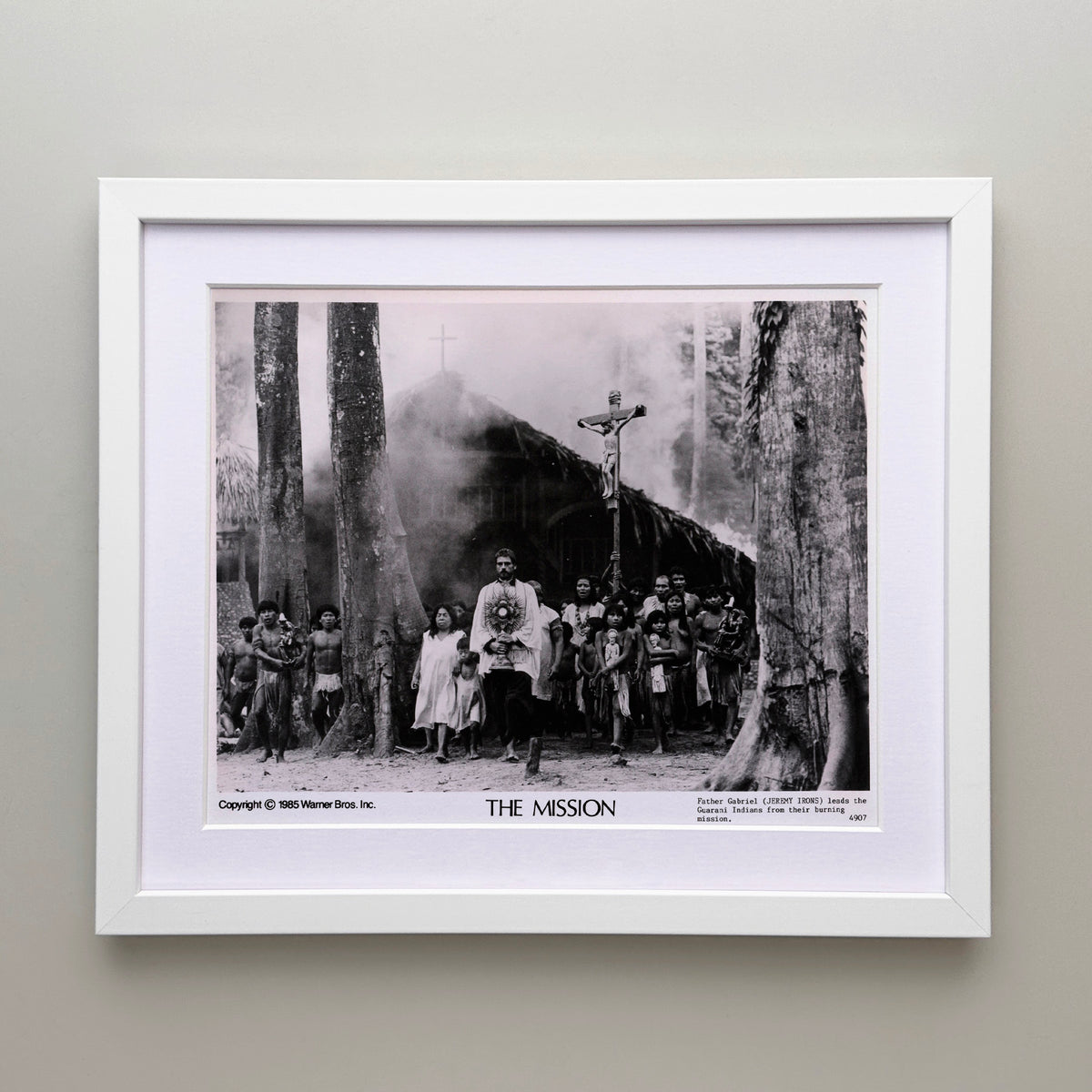 The Mission 1986 Publicity Film Movie Press Still Framed