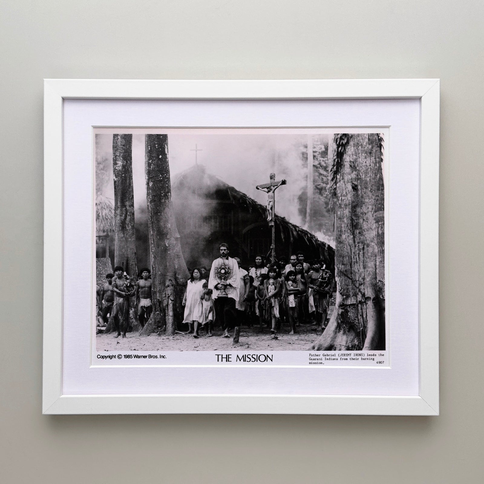 The Mission 1986 Publicity Film Movie Press Still Framed