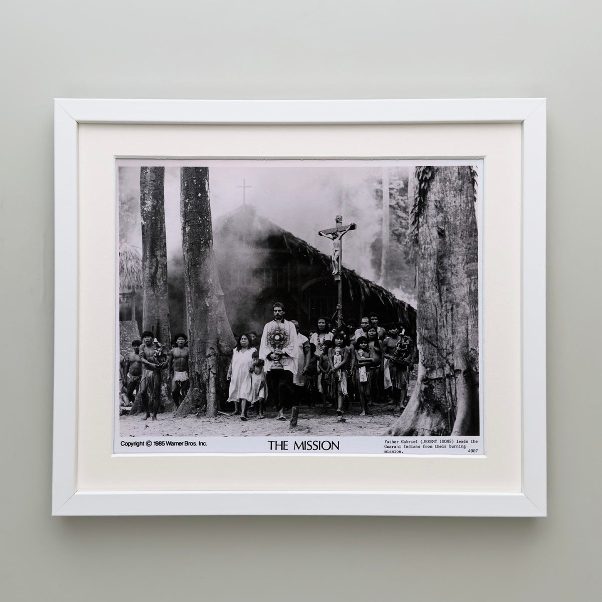 The Mission 1986 Publicity Film Movie Press Still Framed