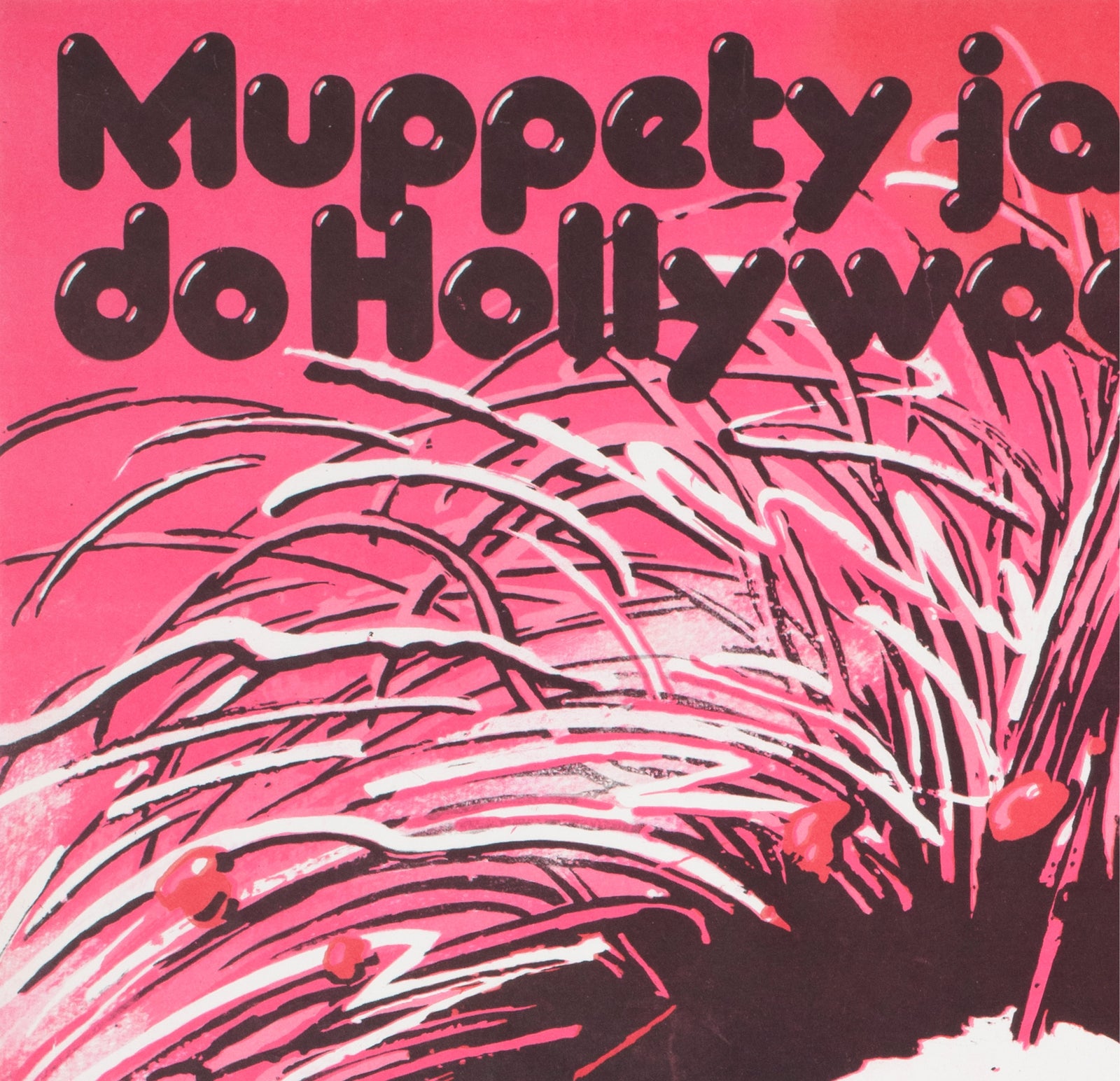 the muppet movie 1982 polish b1 film movie poster waldemar swierzy - detail