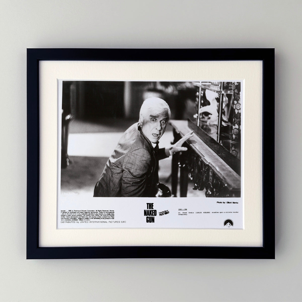 The Naked Gun 1988 Publicity Film Movie Press Still Framed