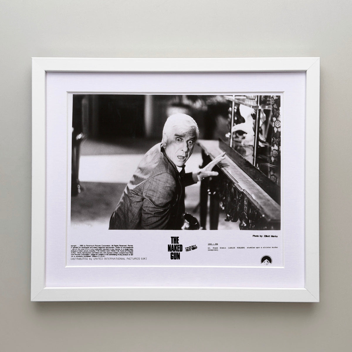 The Naked Gun 1988 Publicity Film Movie Press Still Framed