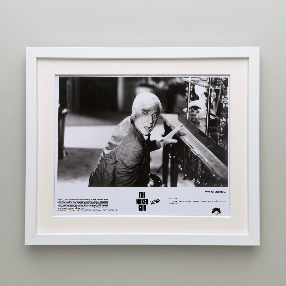 The Naked Gun 1988 Publicity Film Movie Press Still Framed