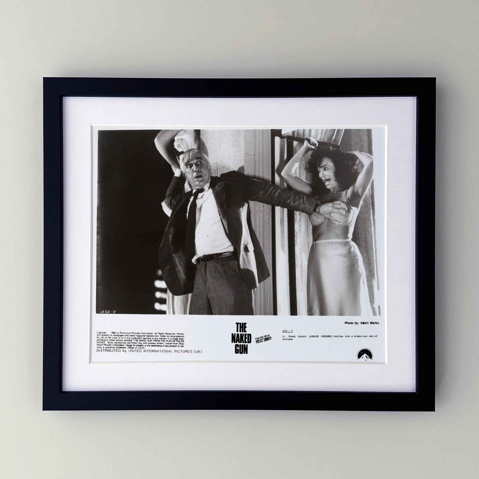 The Naked Gun 1988 Publicity Film Movie Press Still Framed