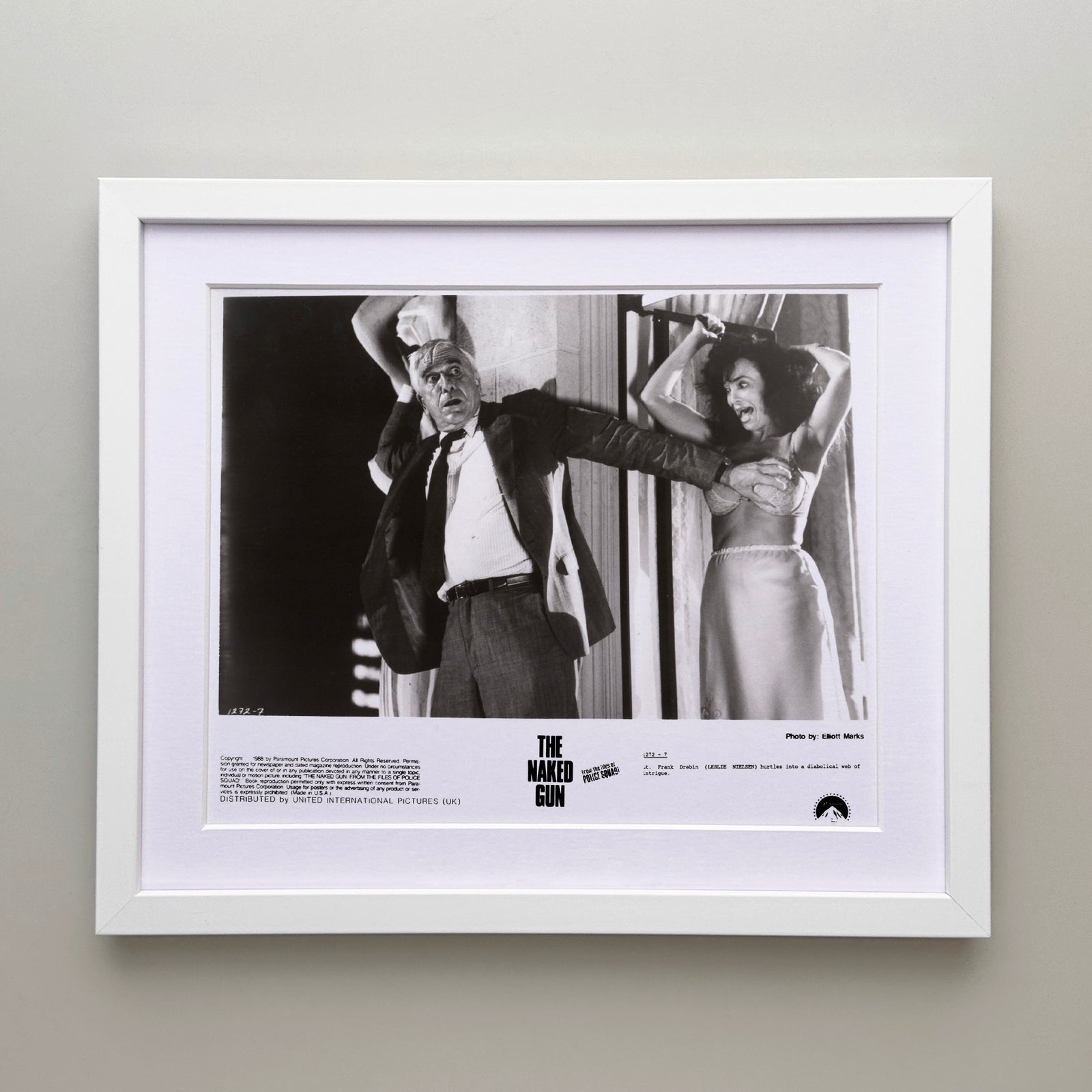 The Naked Gun 1988 Publicity Film Movie Press Still Framed
