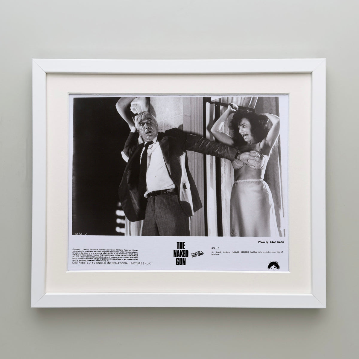 The Naked Gun 1988 Publicity Film Movie Press Still Framed