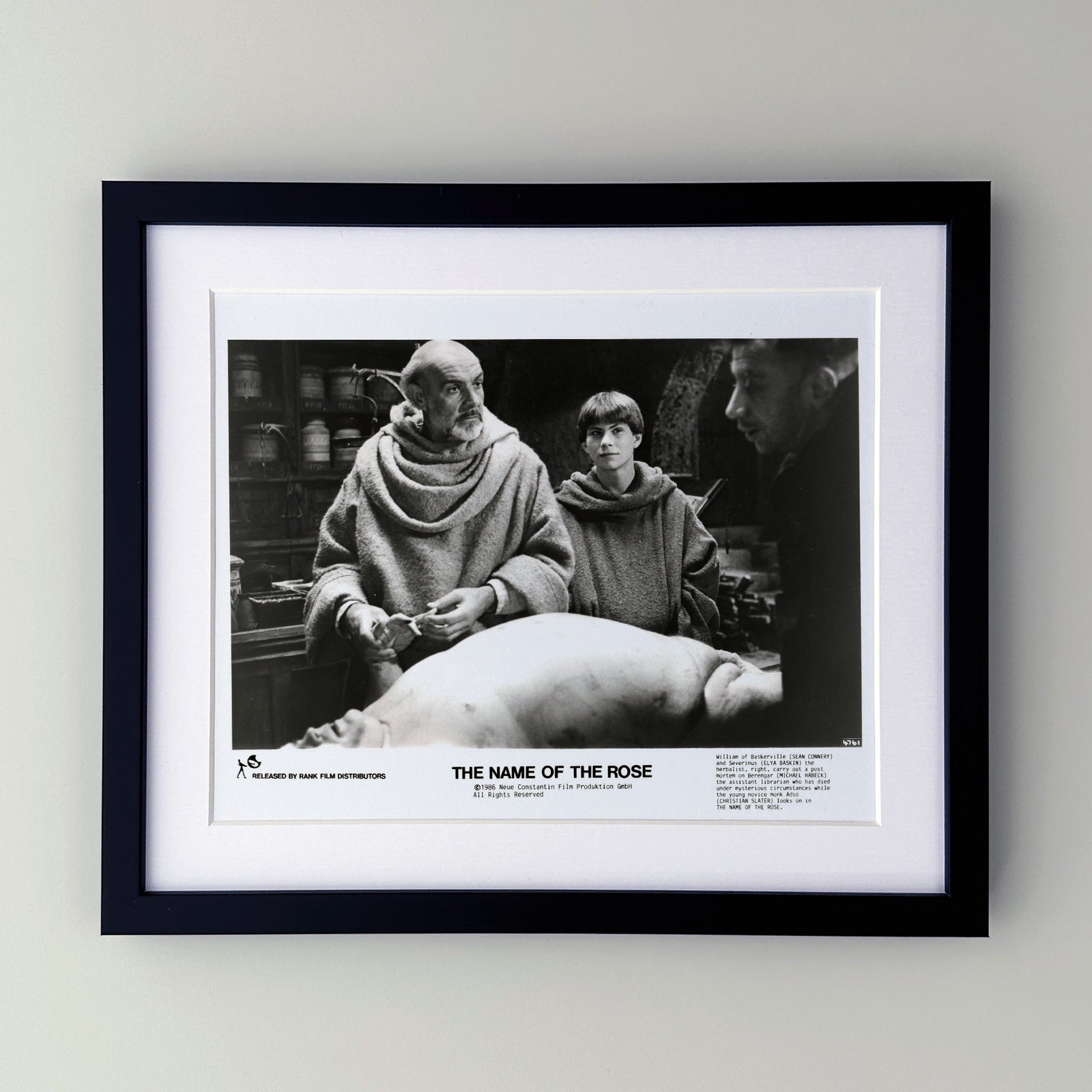 The Name of the Rose 1986 Press Publicity Film Movie Still - Framed