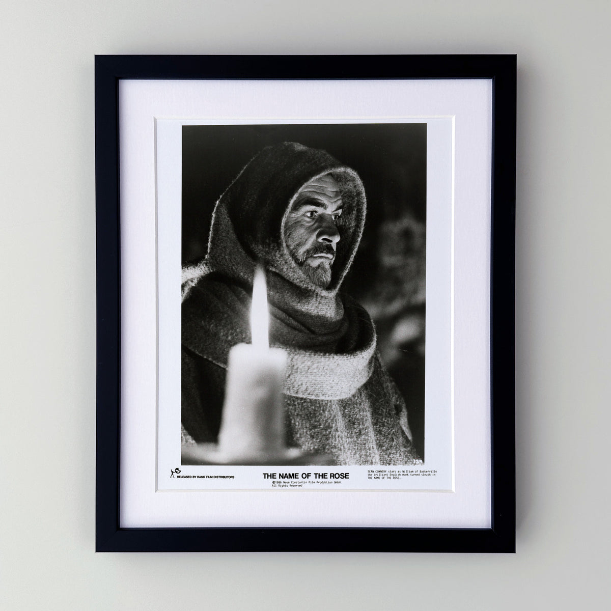 The Name of the Rose 1986 Press Publicity Film Movie Still - Framed