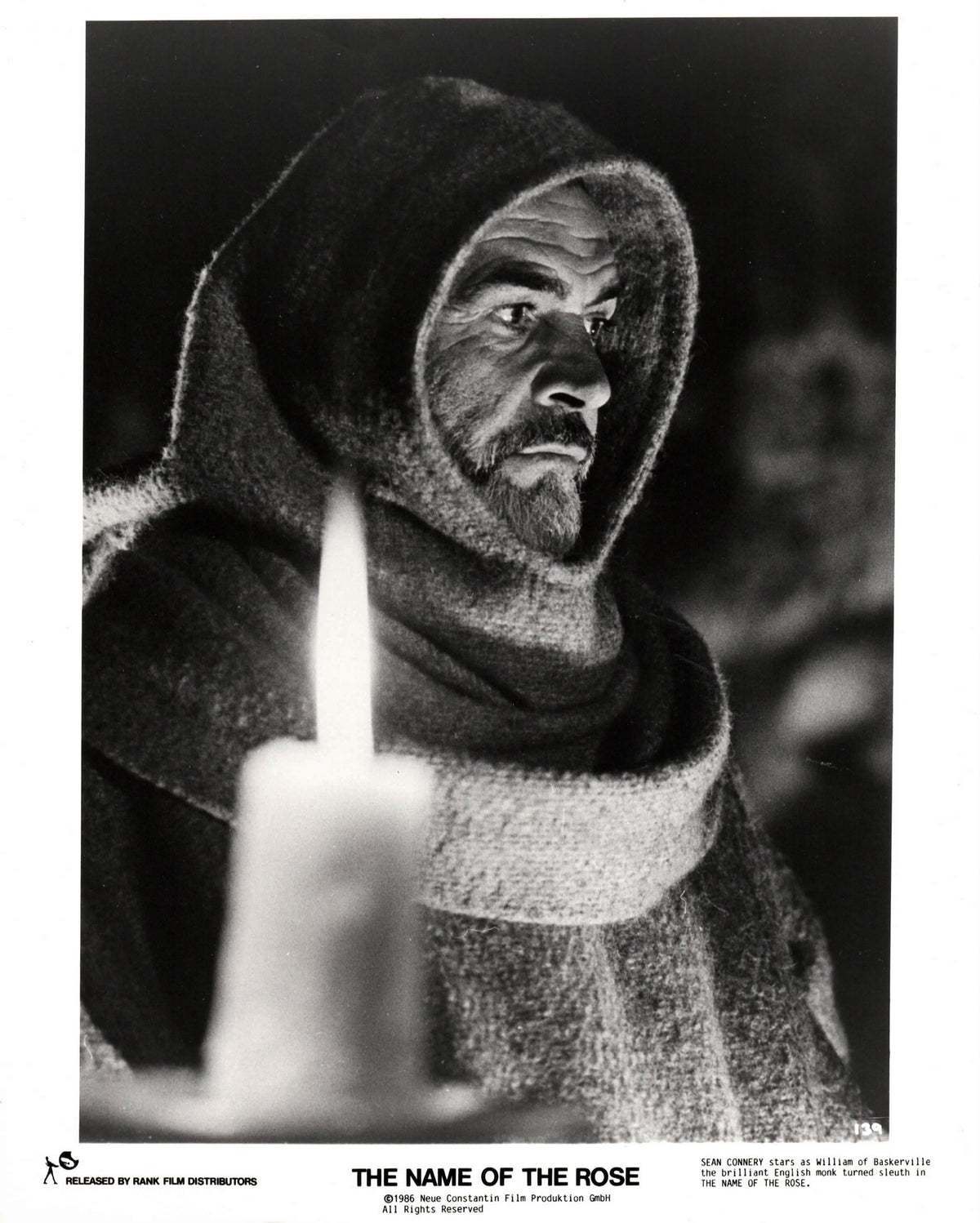 The Name of the Rose 1986 Press Publicity Film Movie Still