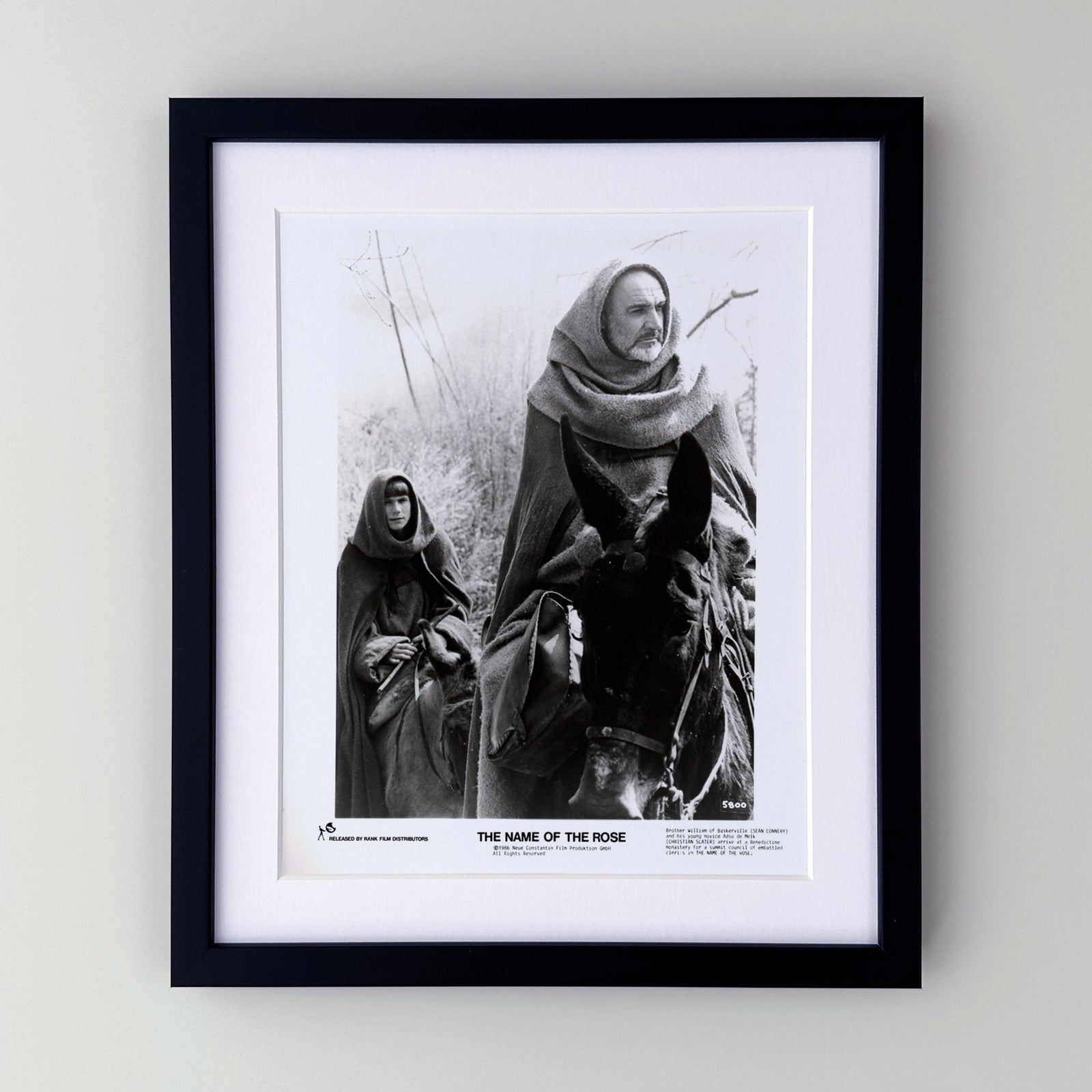 The Name of the Rose 1986 Press Publicity Film Movie Still - Framed