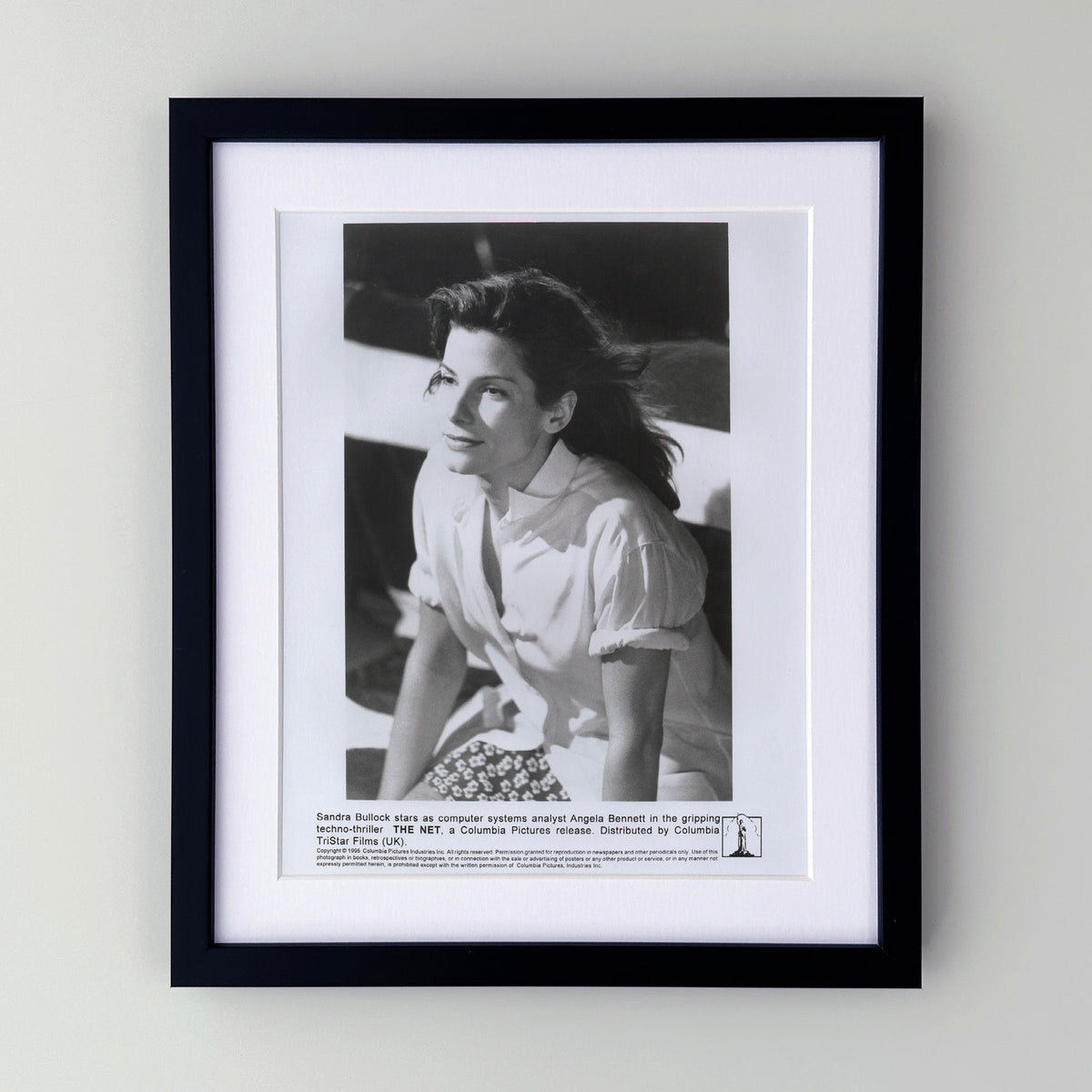 The Net 1995 Film Movie Press Publicity Still Framed