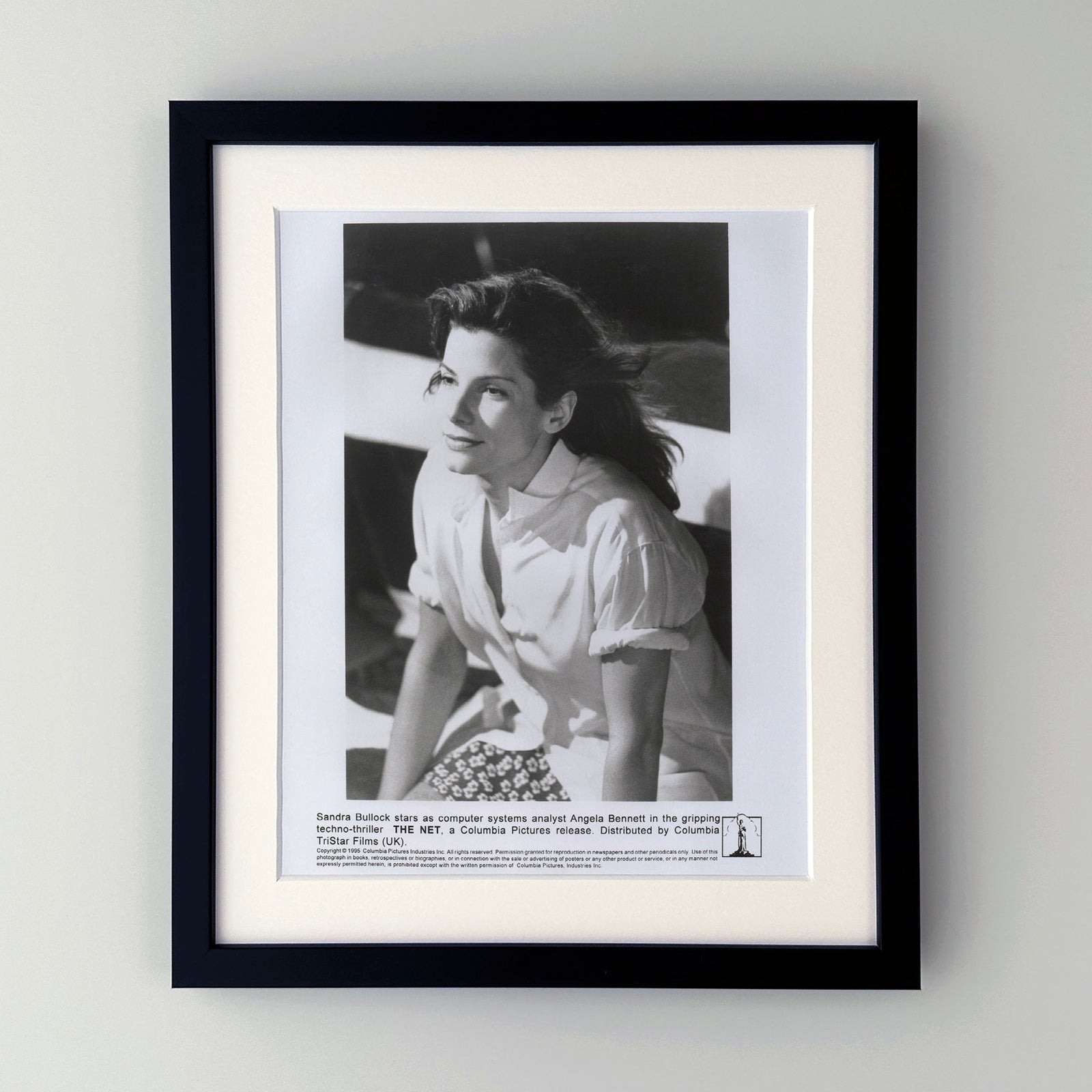 The Net 1995 Film Movie Press Publicity Still Framed