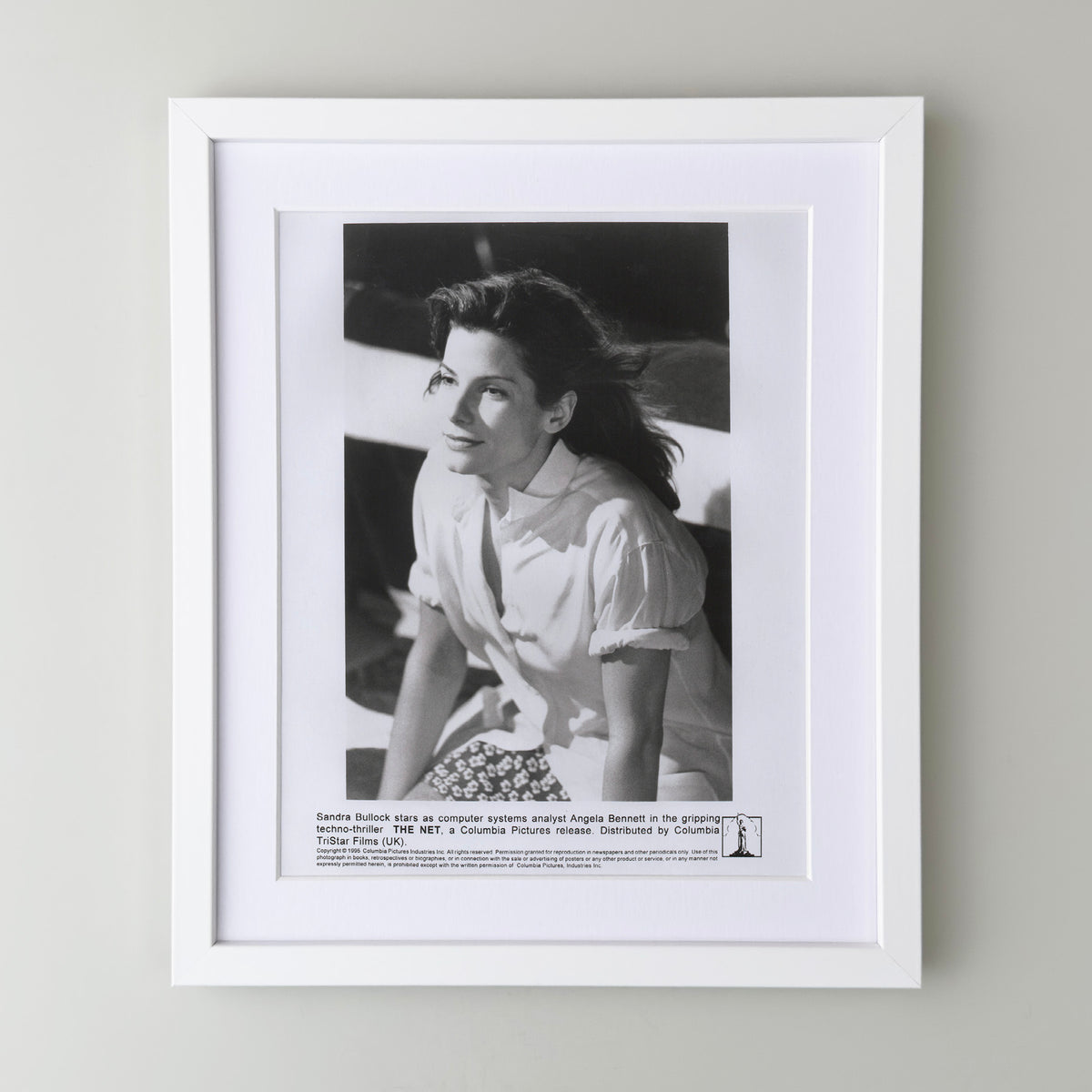 The Net 1995 Film Movie Press Publicity Still Framed