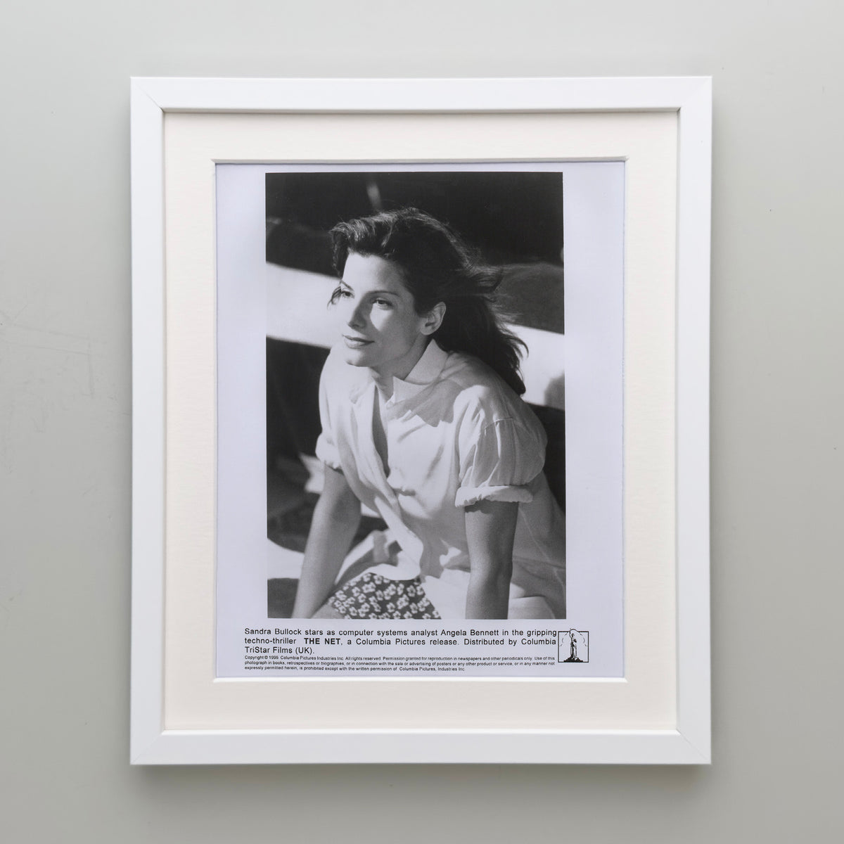 The Net 1995 Film Movie Press Publicity Still Framed