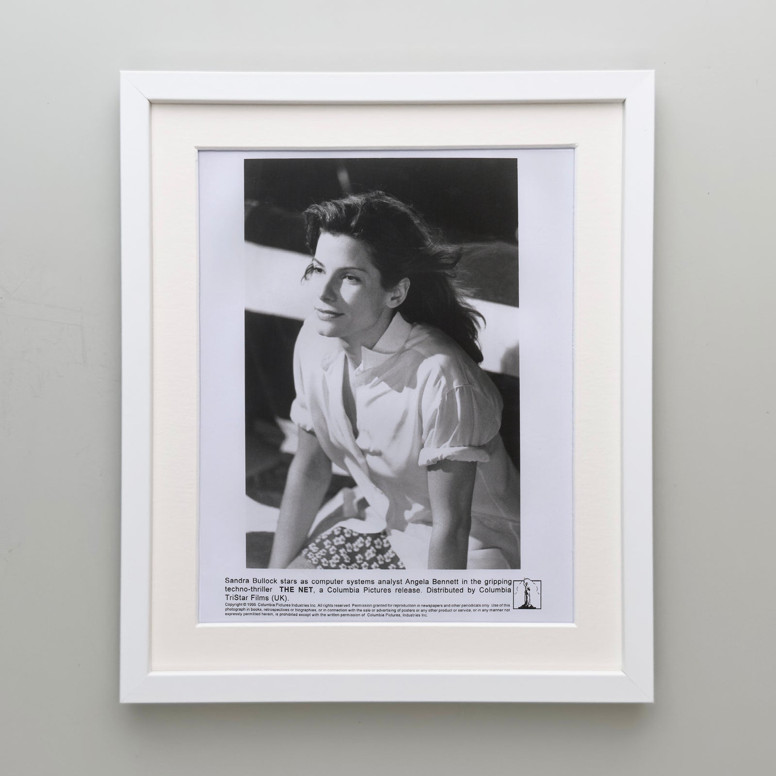 The Net 1995 Film Movie Press Publicity Still Framed