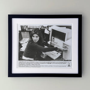 The Net 1995 Film Movie Press Publicity Still Framed