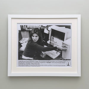 The Net 1995 Film Movie Press Publicity Still Framed