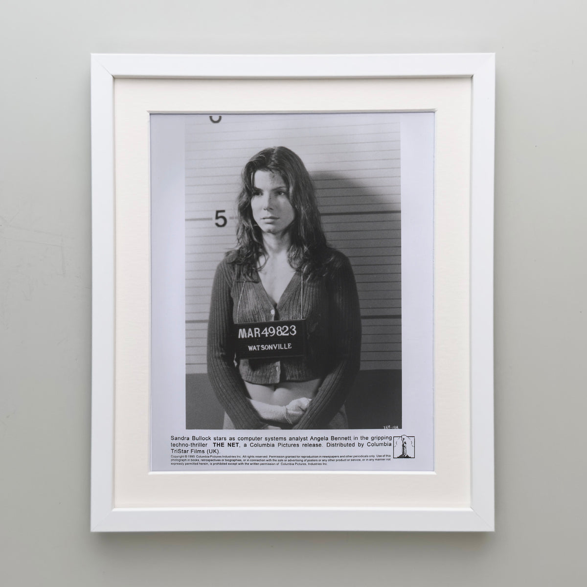 The Net 1995 Film Movie Press Publicity Still Framed