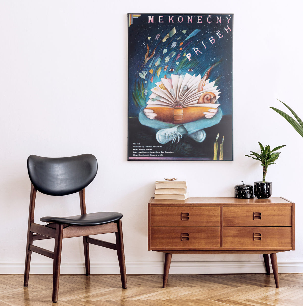 The NeverEnding Story 1986 Czech A1 Film Poster, Sona Vorlickova