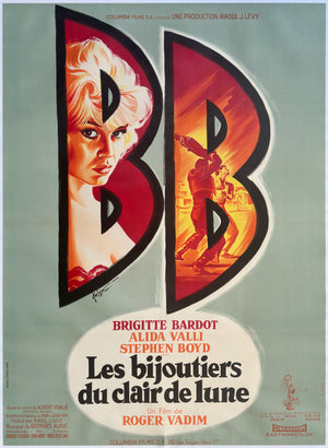 The Night Heaven Fell 1958 Style A French Grande Film Movie Poster, Georges Kerfyser