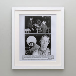 The Nightmare Before Christmas 1993 Film Movie Press Publicity Still Framed