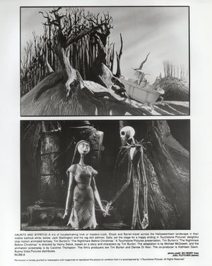 The Nightmare Before Christmas 1993 Film Movie Press Publicity Still Framed