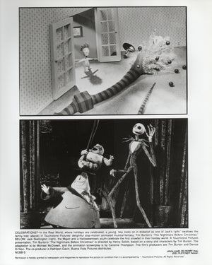 The Nightmare Before Christmas 1993 Film Movie Press Publicity Still Framed