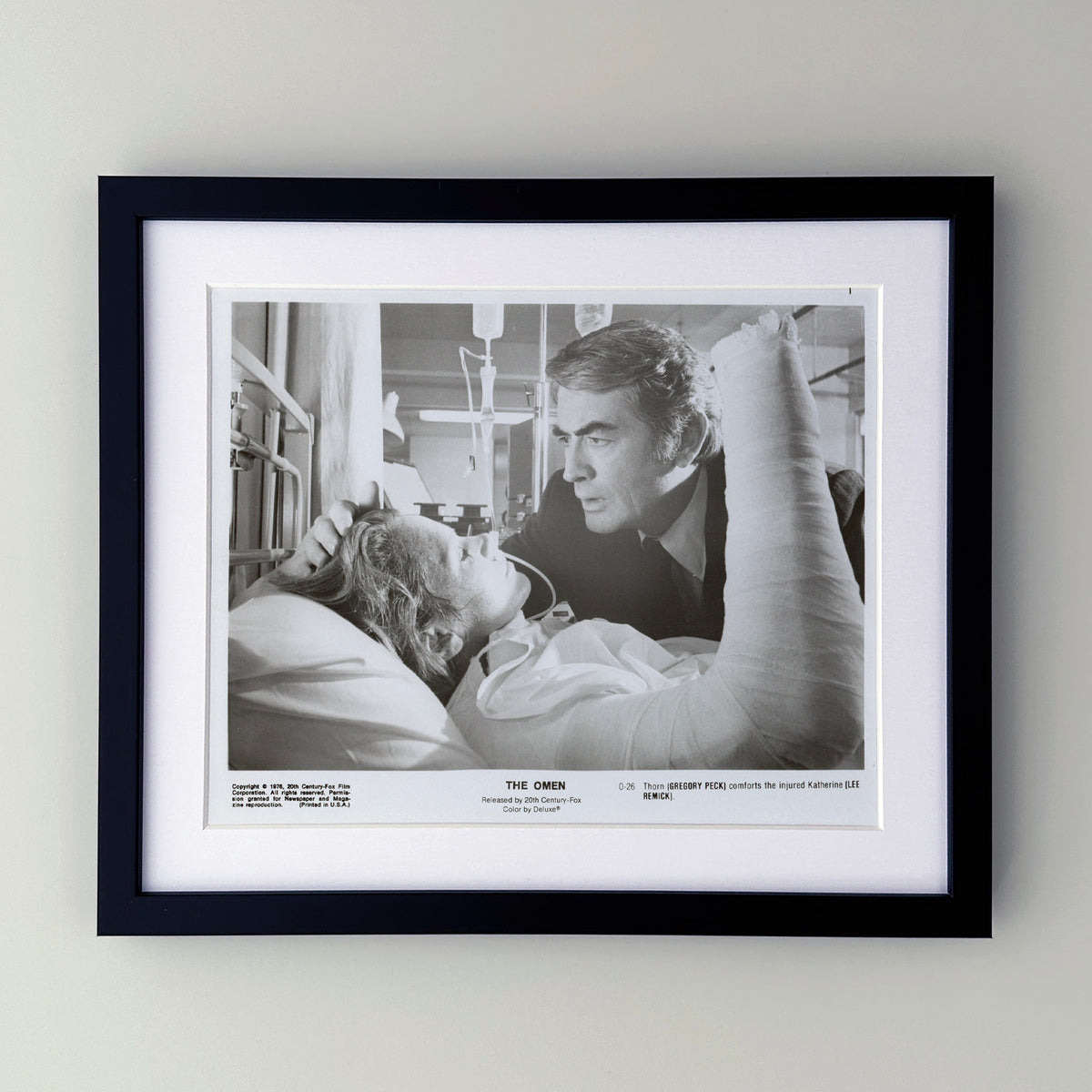 The Omen 1976 Film Movie Press Publicity Still Framed