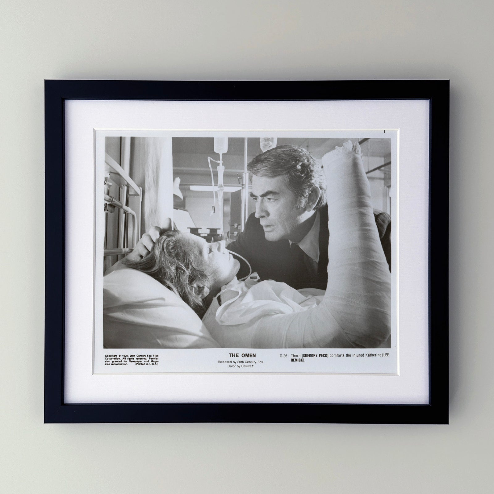 The Omen 1976 Film Movie Press Publicity Still Framed