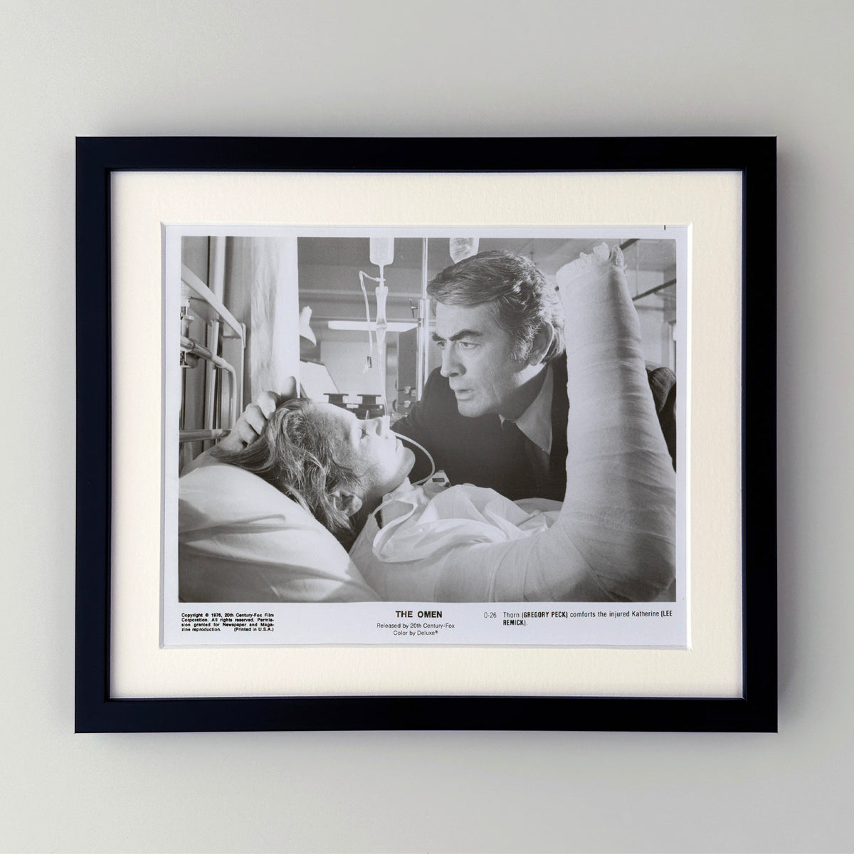 The Omen 1976 Film Movie Press Publicity Still Framed