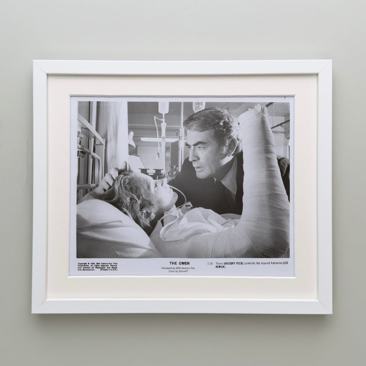 The Omen 1976 Film Movie Press Publicity Still Framed