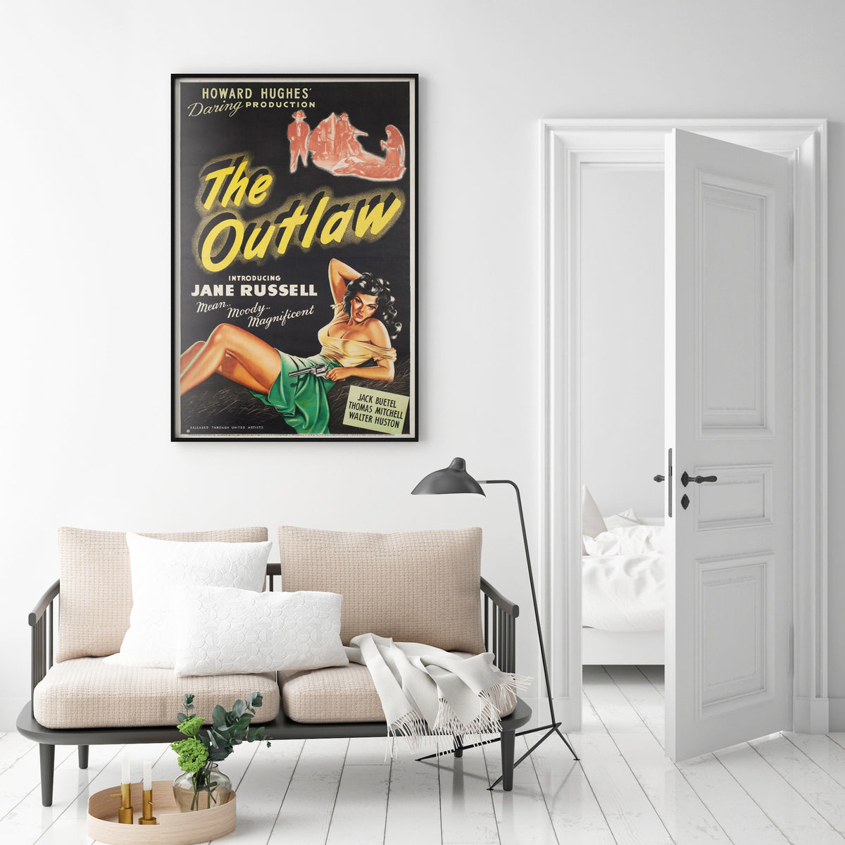 The Outlaw R1946 US 1 sheet Film Movie Poster