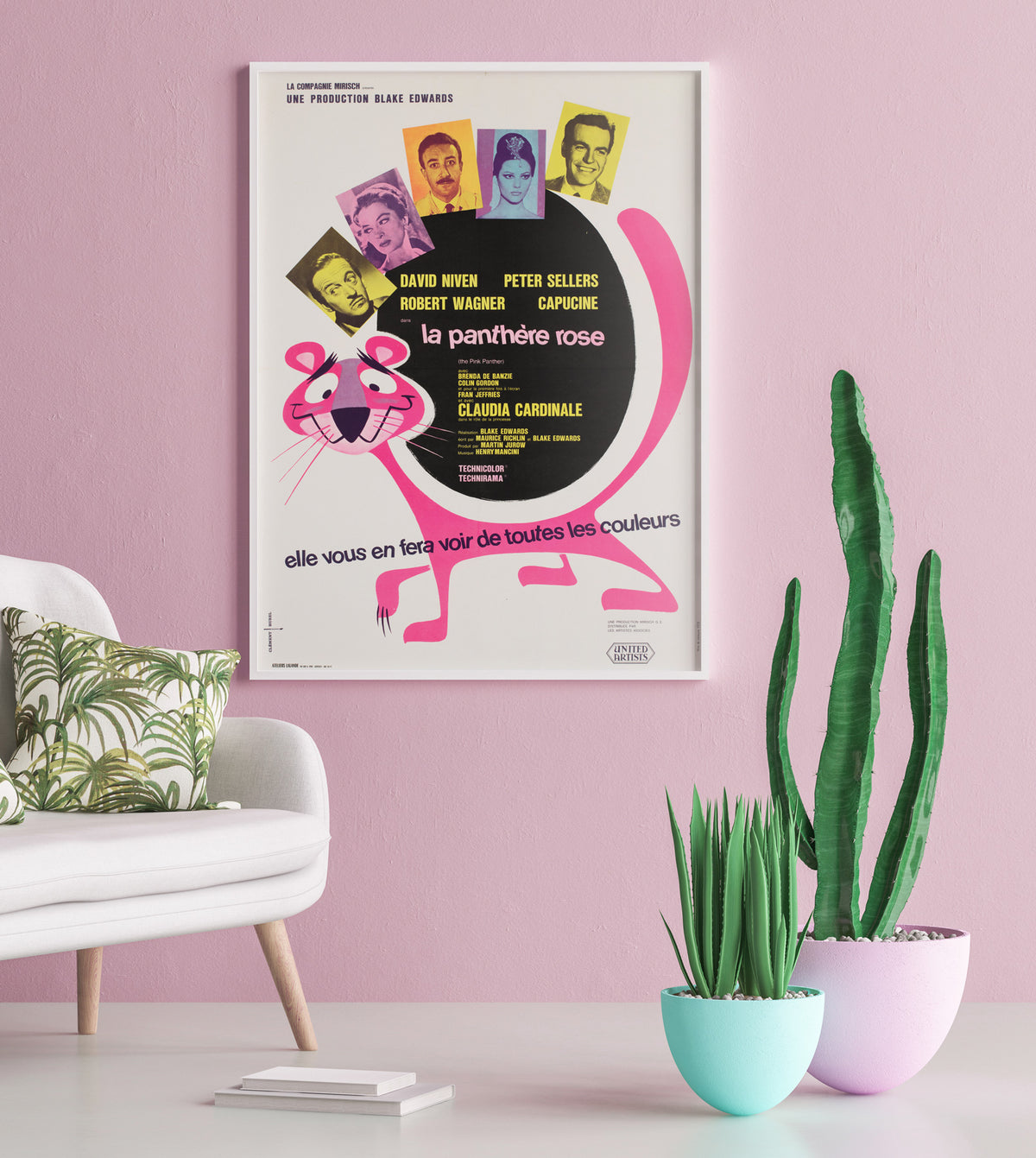 The Pink Panther 1964 French Moyenne Film Poster Clement Hurel