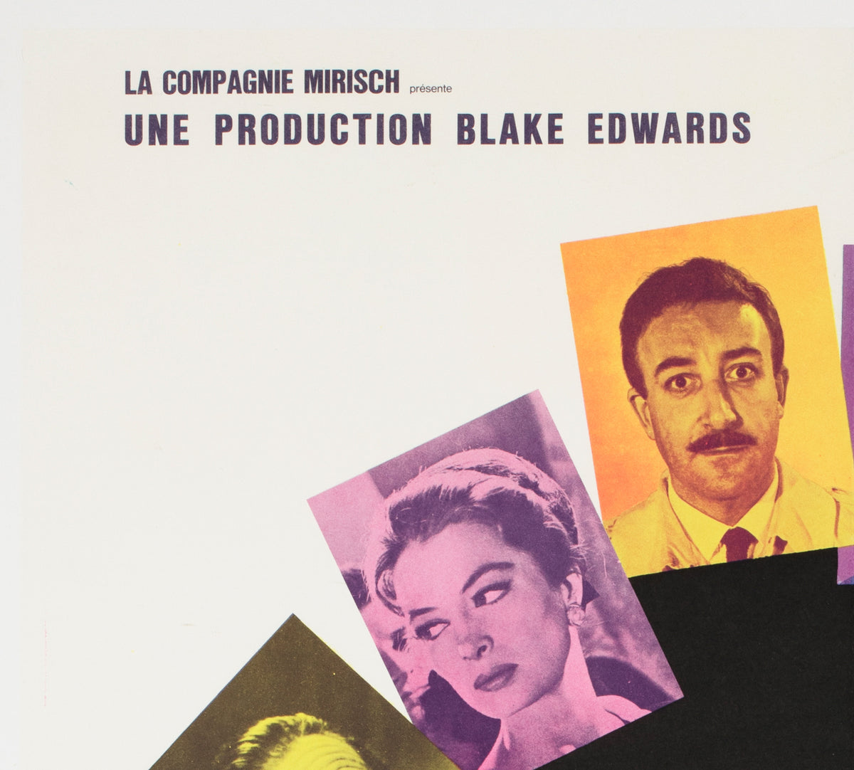 The Pink Panther 1964 French Moyenne Film Poster Clement Hurel - detail