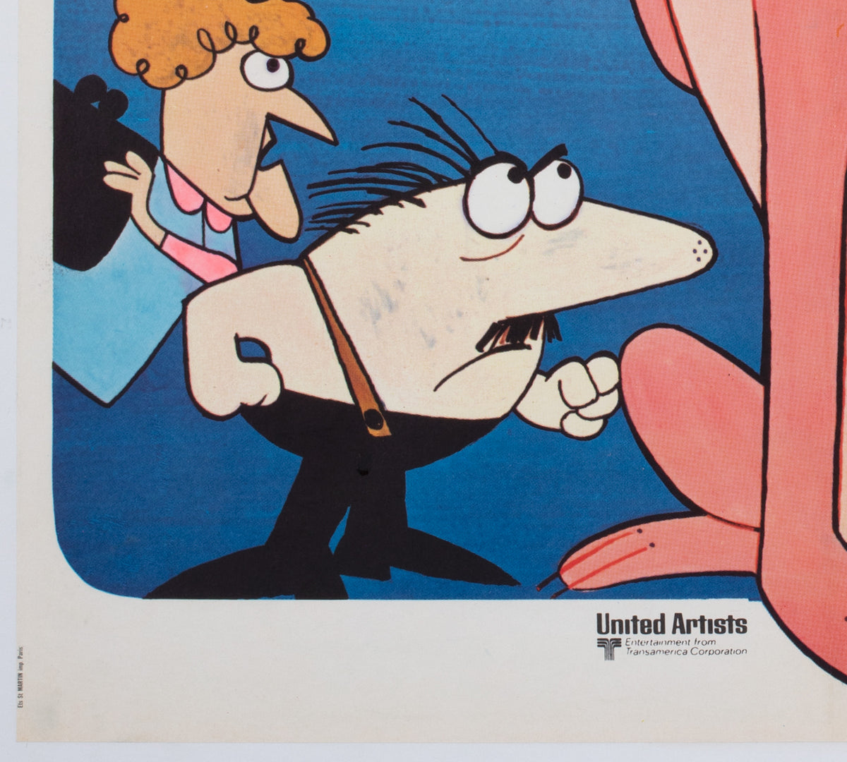 The Pink Panther 1970 French Moyenne Film Movie Poster - detail