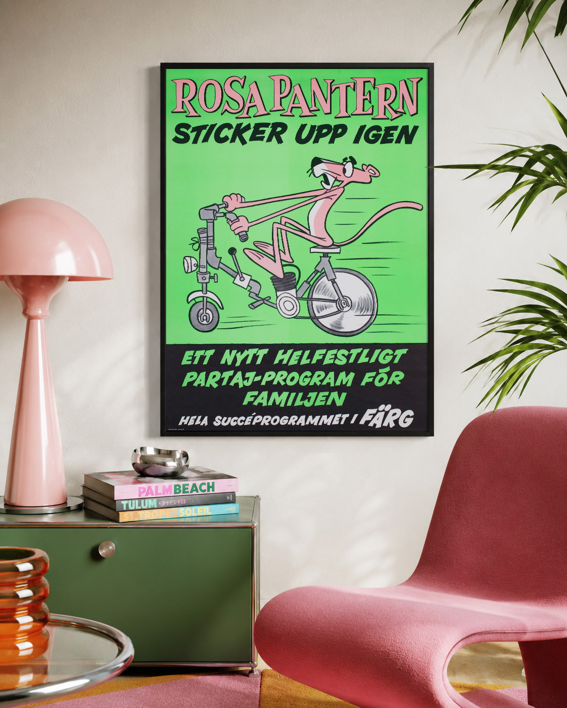 The Pink Panther 1970 Swedish Film Poster
