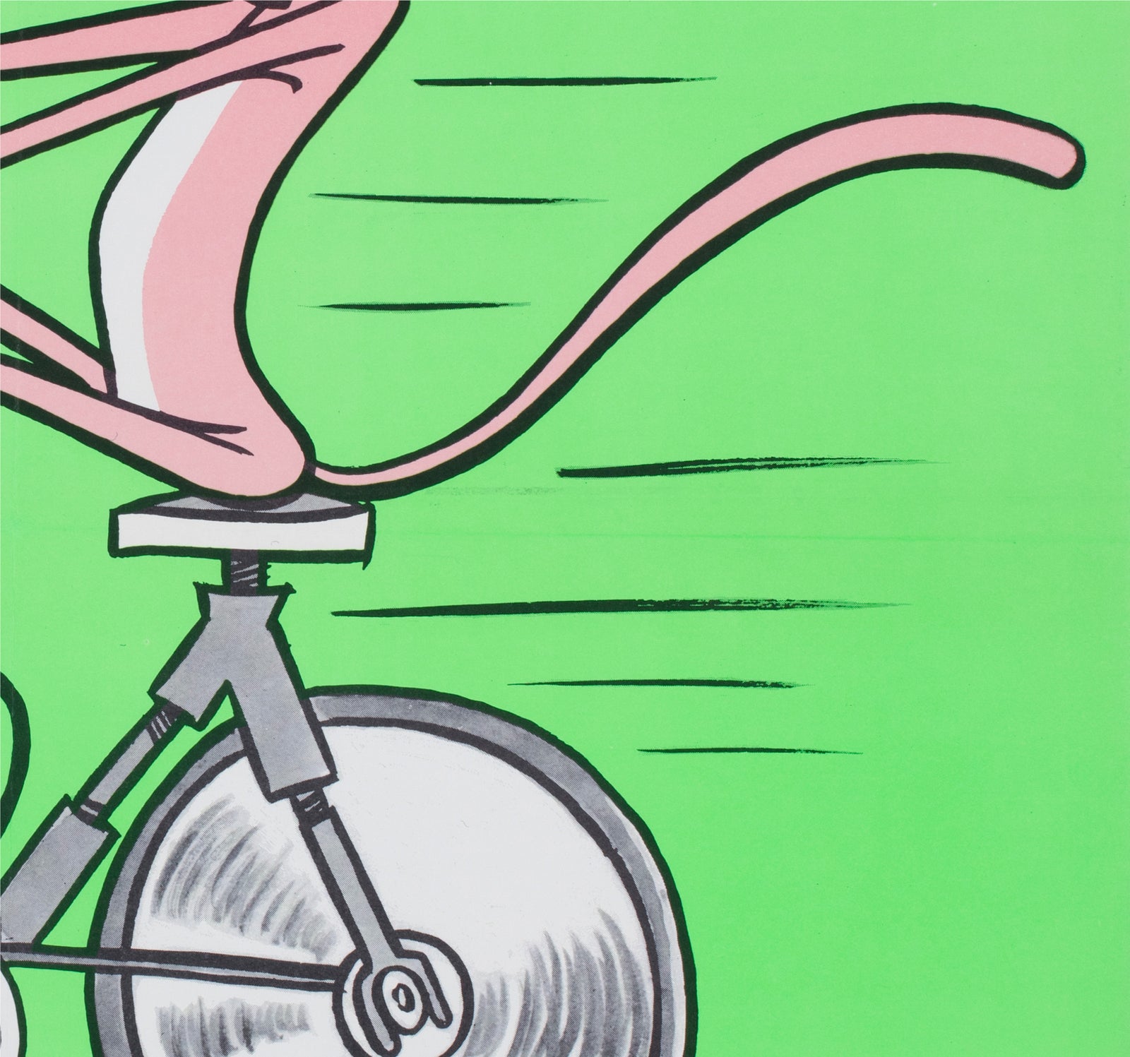 The Pink Panther 1970 Swedish Film Poster - detail
