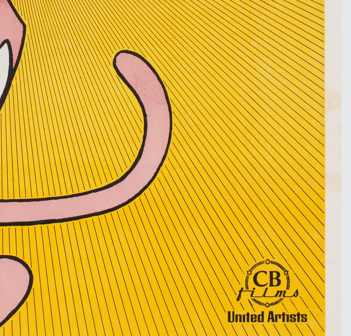 The Pink Panther Marathon 1974 Spanish Film Movie Poster - detail