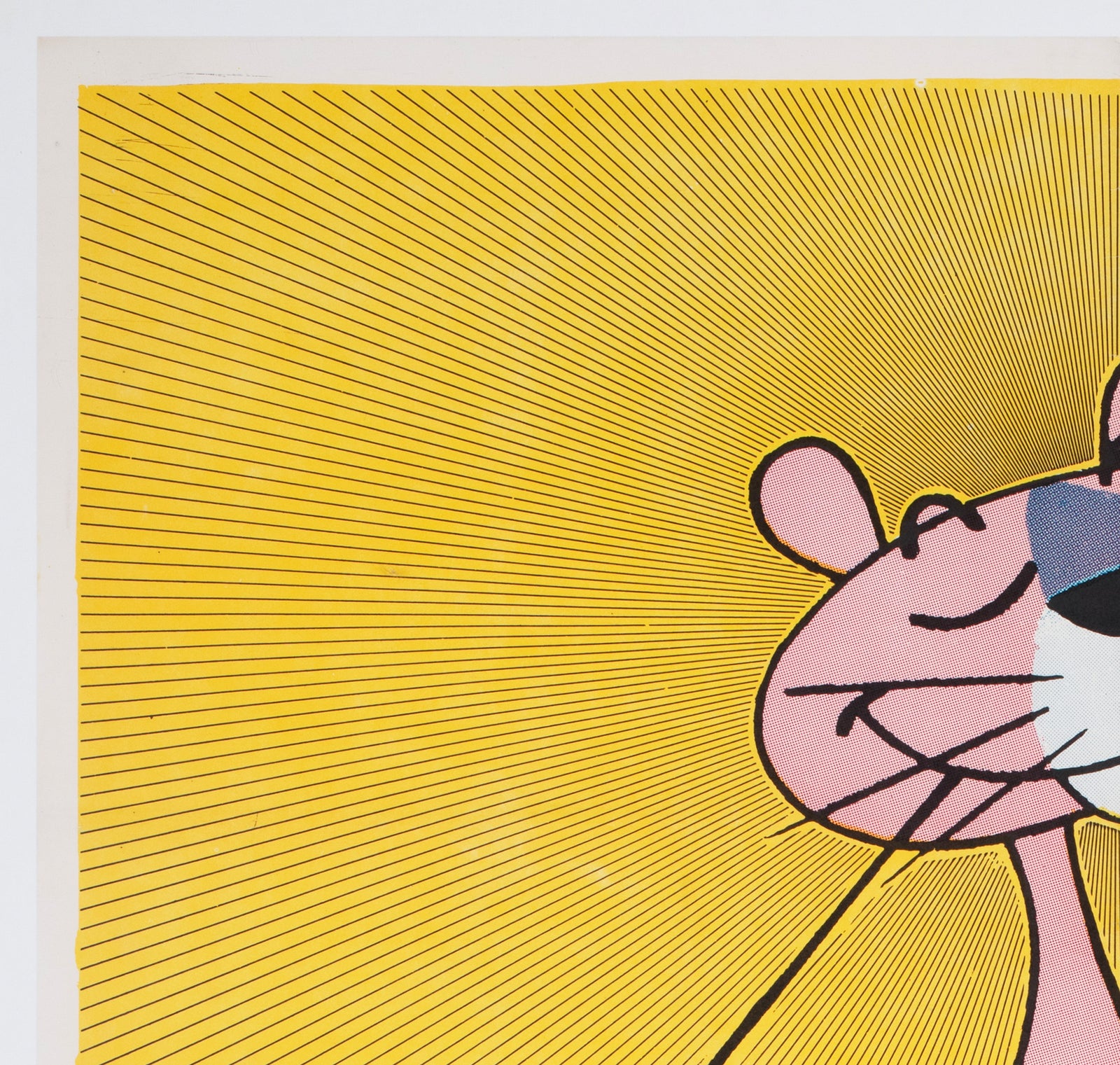 The Pink Panther Marathon 1974 Spanish Film Poster - detail