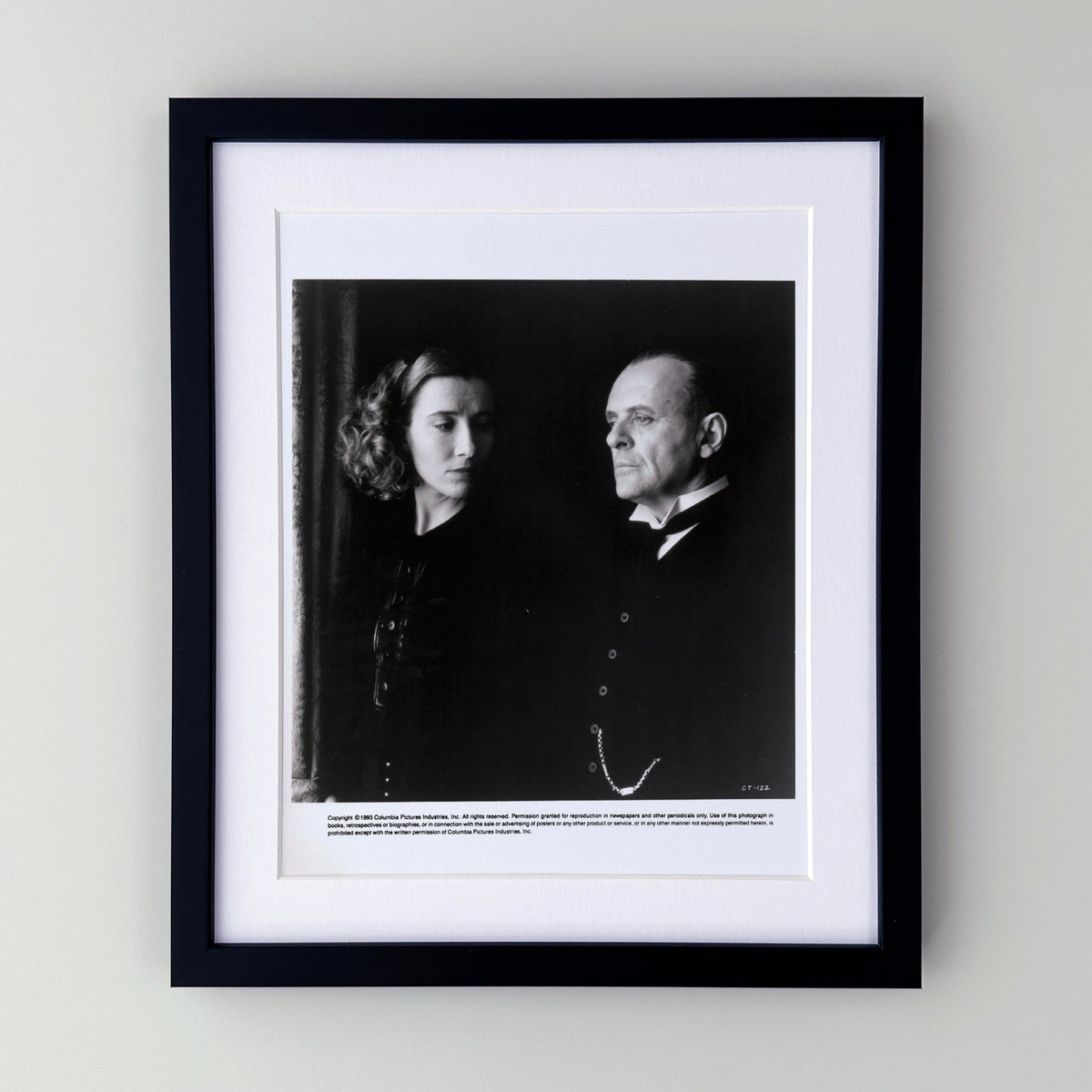 The Remains of the Day 1993 Publicity Film Movie Press Still Framed