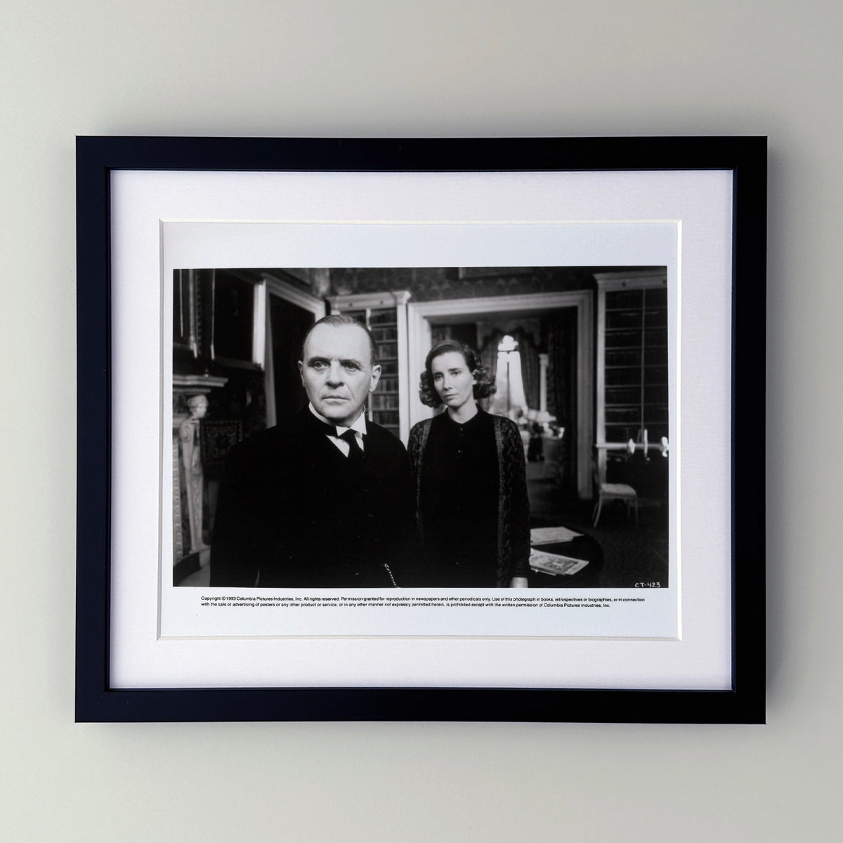 The Remains of the Day 1993 Publicity Film Movie Press Still Framed
