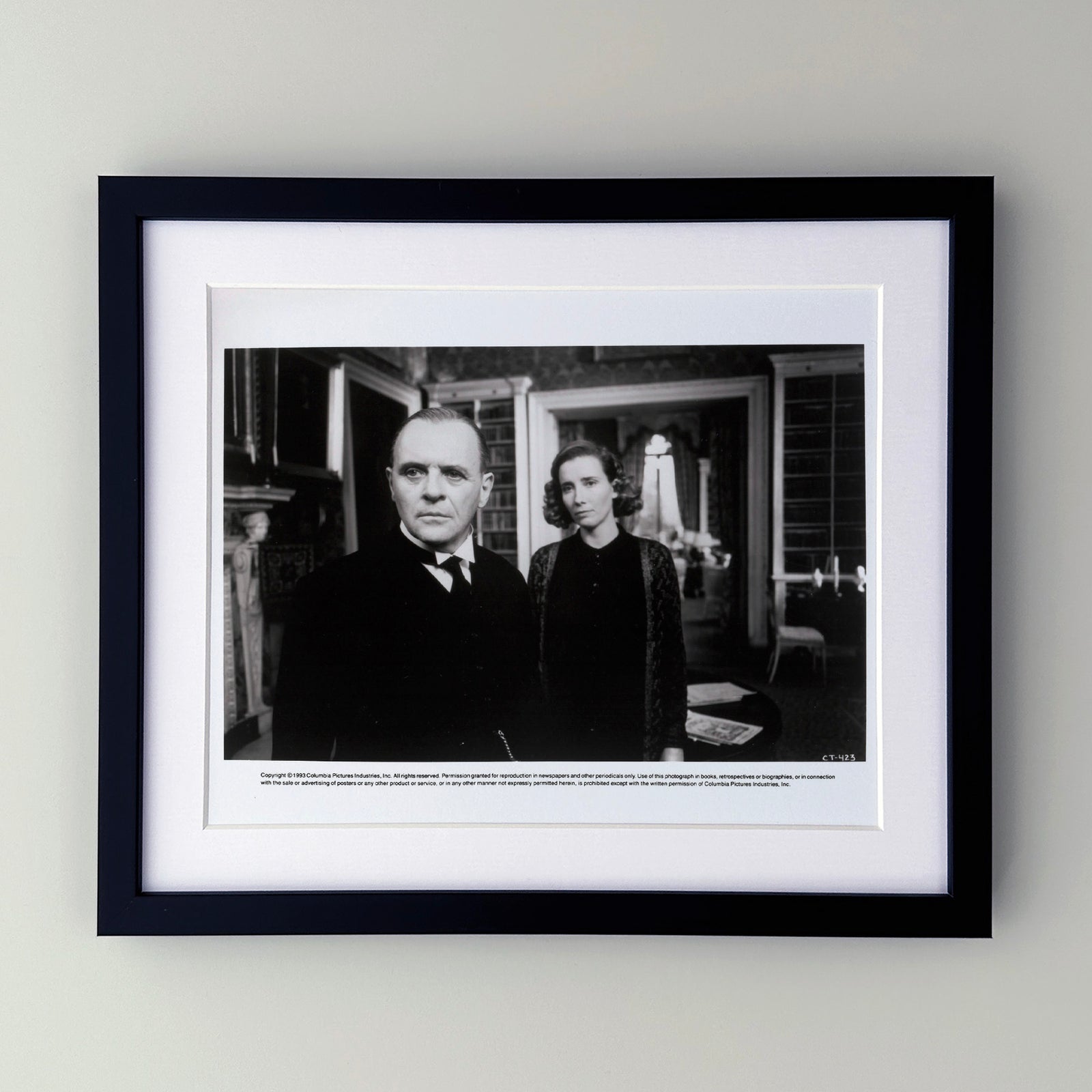 The Remains of the Day 1993 Publicity Film Movie Press Still Framed