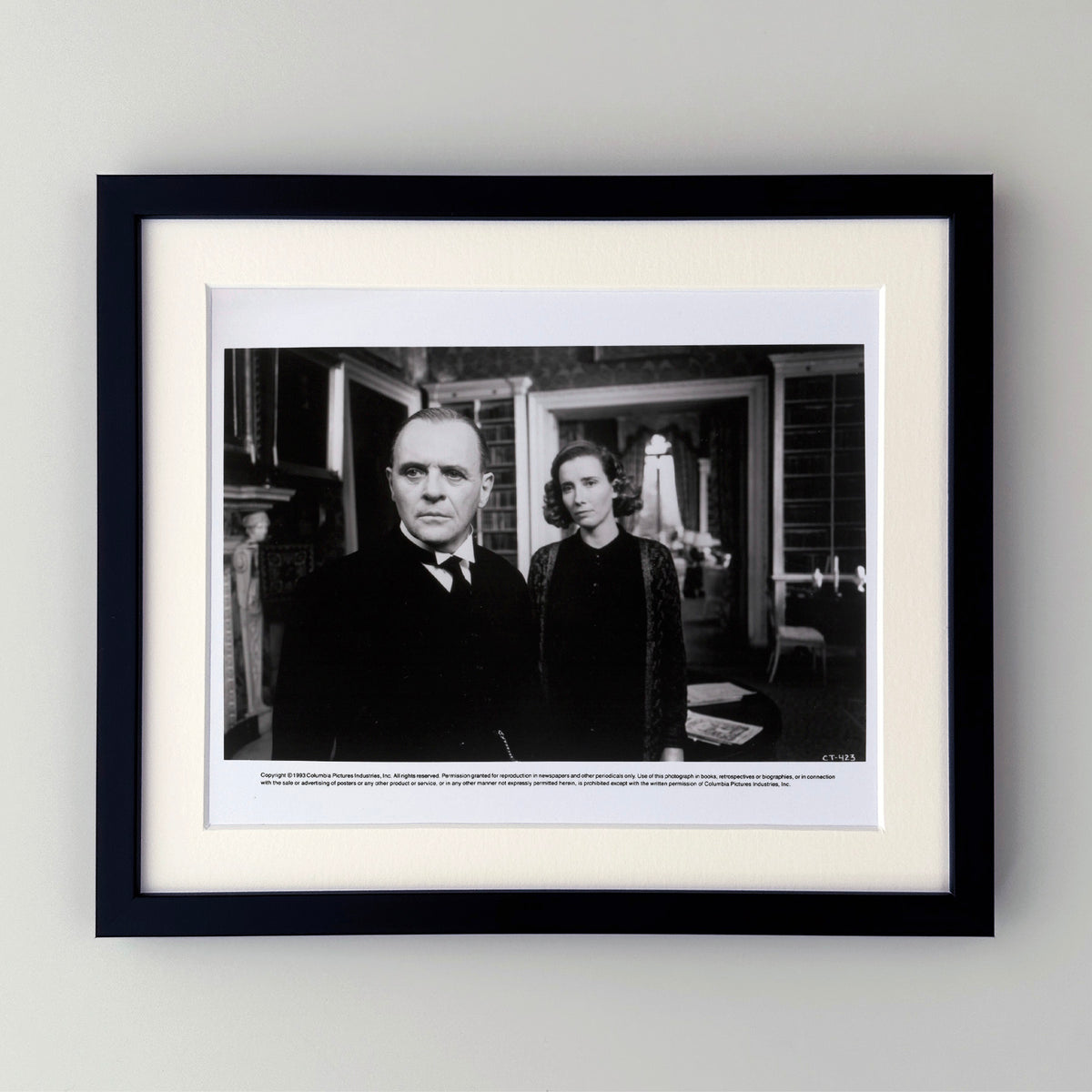 The Remains of the Day 1993 Publicity Film Movie Press Still Framed