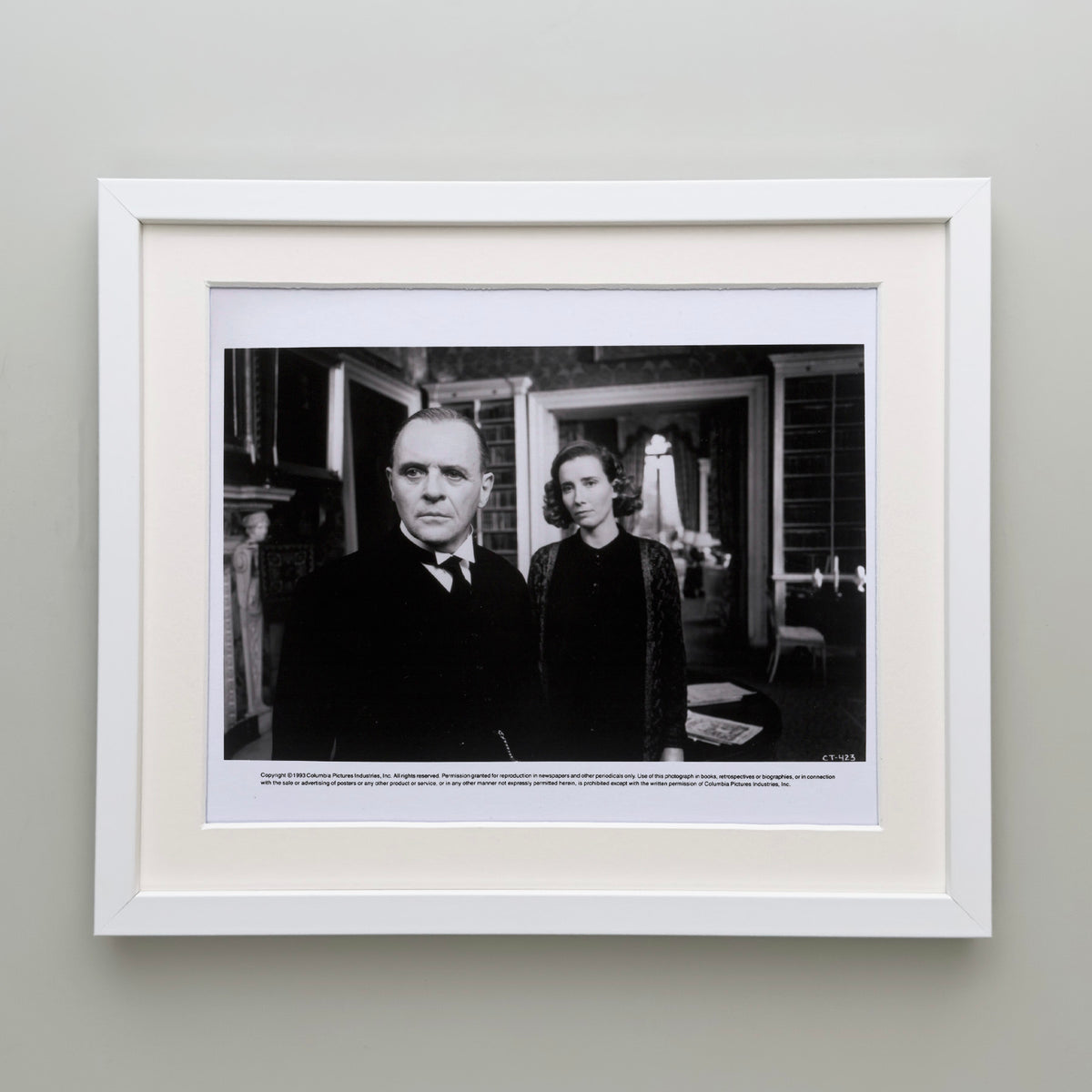 The Remains of the Day 1993 Publicity Film Movie Press Still Framed