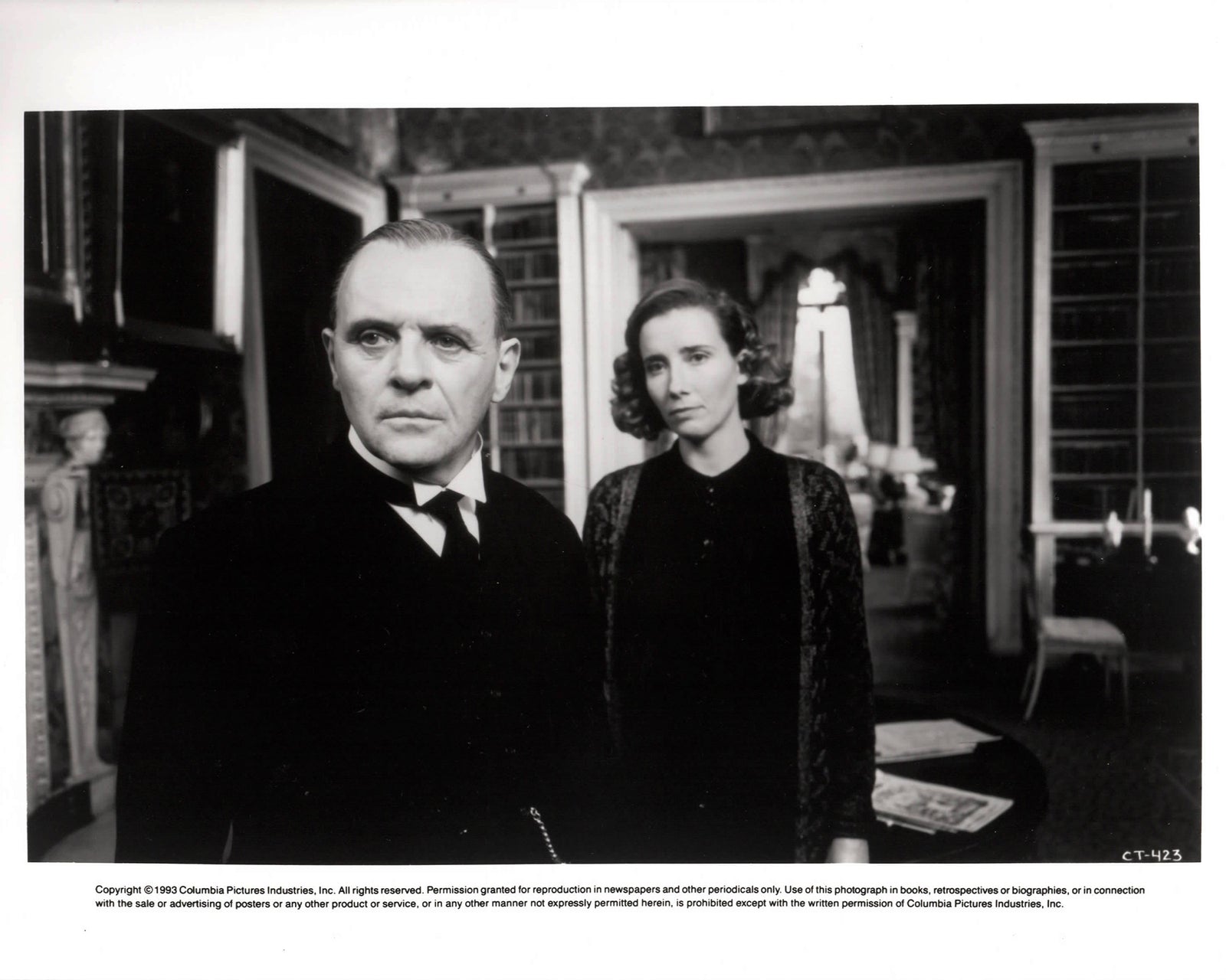 The Remains of the Day 1993 Publicity Film Movie Press Still Framed