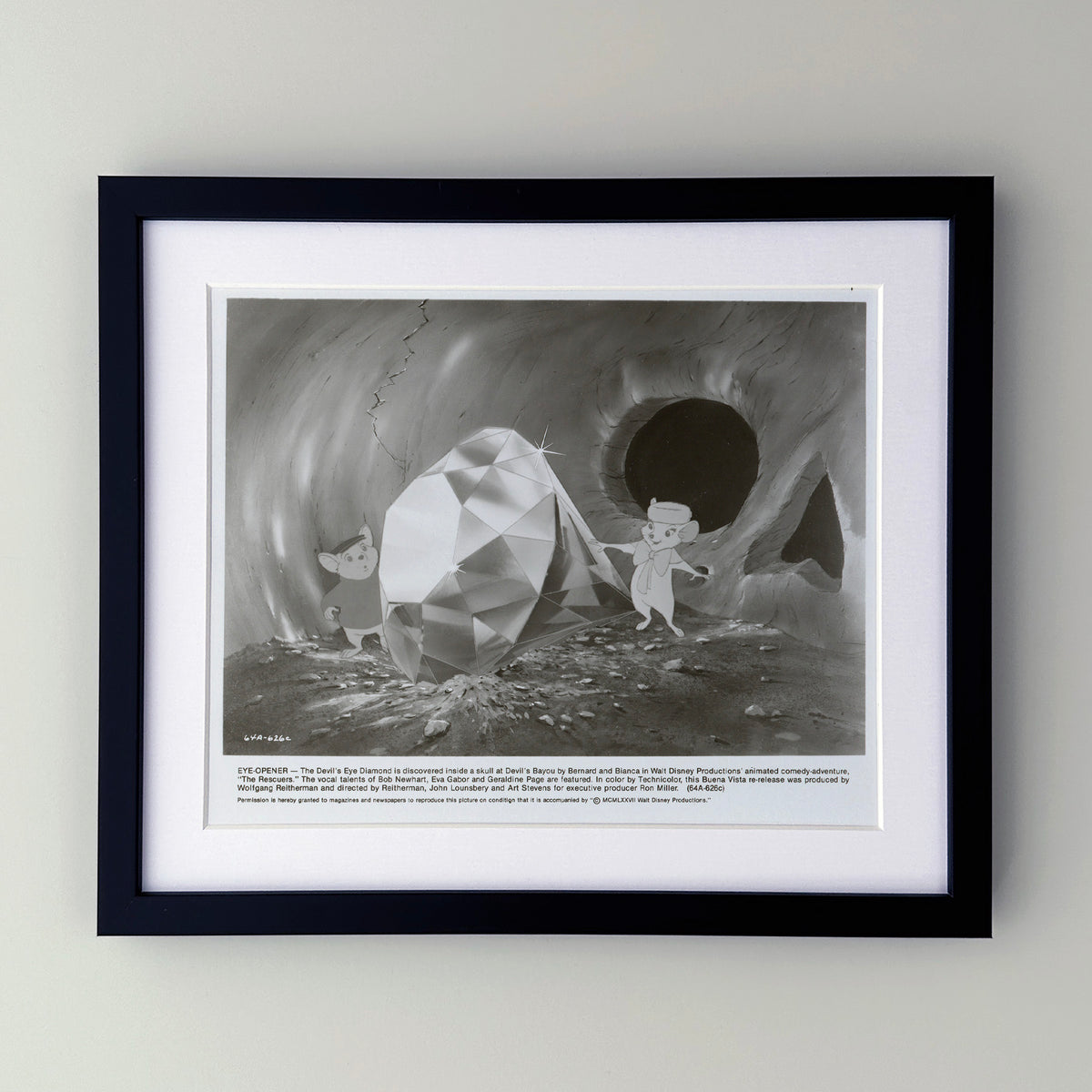 The Rescuers 1977 Film Movie Press Publicity Still Framed