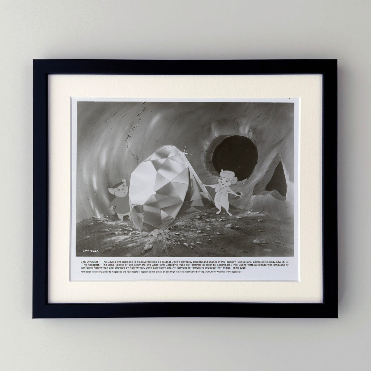 The Rescuers 1977 Film Movie Press Publicity Still Framed