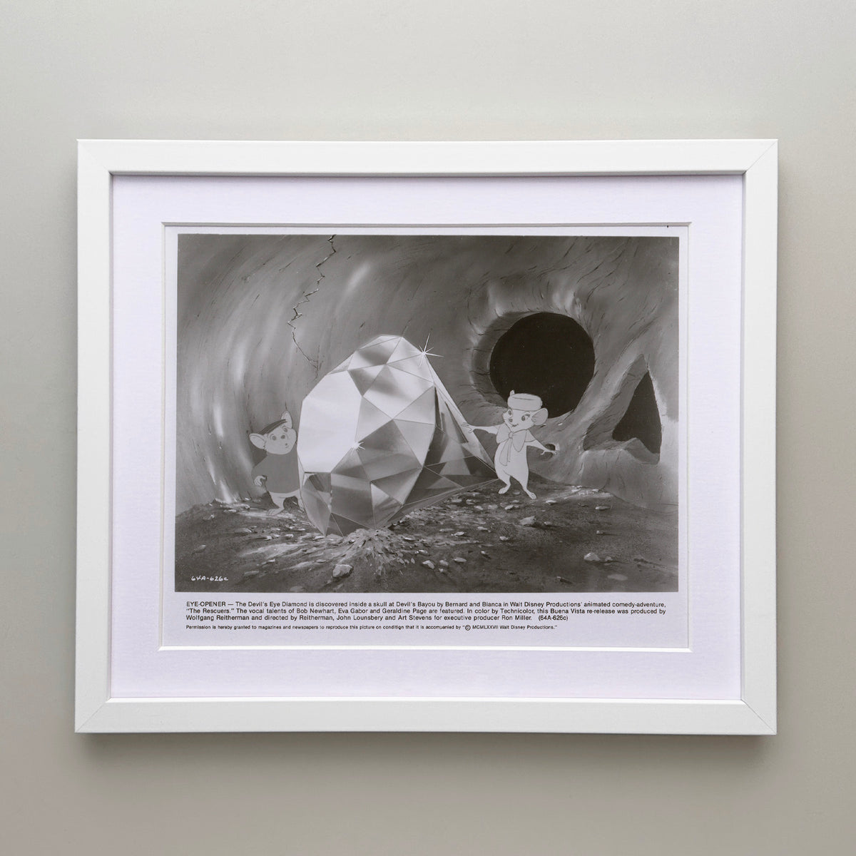 The Rescuers 1977 Film Movie Press Publicity Still Framed