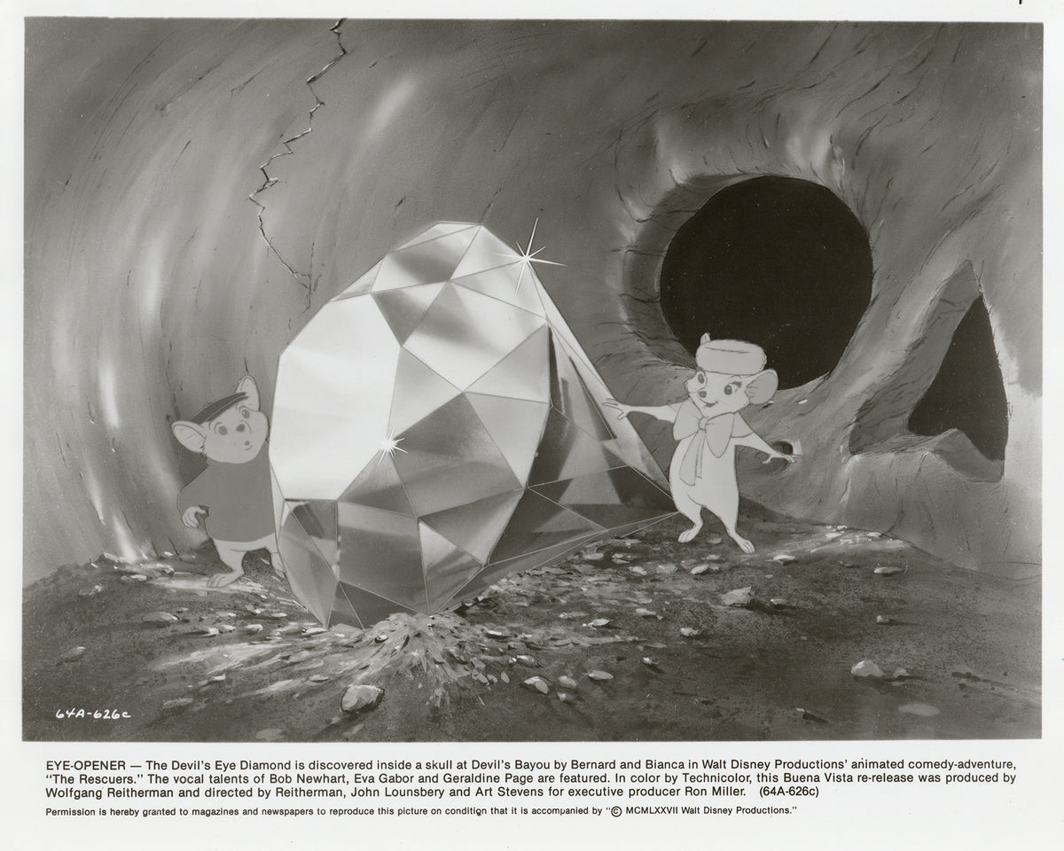 The Rescuers 1977 Film Movie Press Publicity Still Framed
