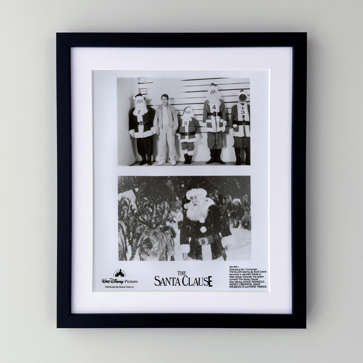 The Santa Clause 1994 Film Movie Press Publicity Still Framed